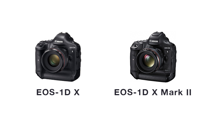 EOS-1D X、EOS-1D X Mark IIの性能比較